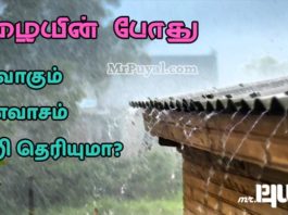 மழையின் போது மண்வாசம்