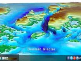 உலகின் ஆழமான நிலப்பகுதி Deepest point on land டென்மேன் பனிப்பாறை Denman Glacier