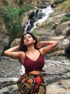 Iswarya Menon WaterFall Photoshoot