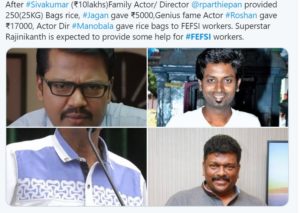 Parthiepan FEFSI Workers